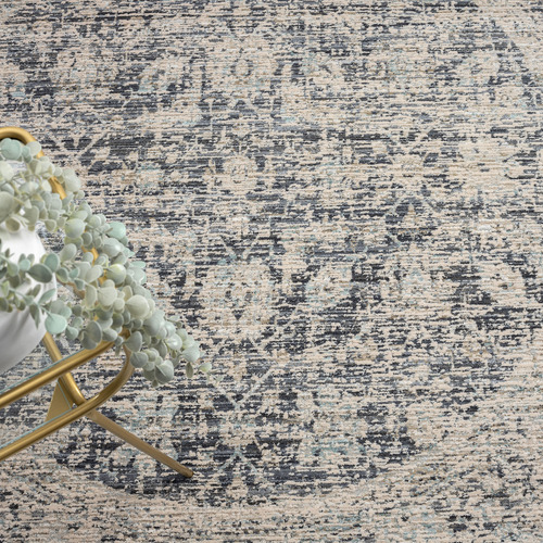Charcoal Fantine Round Rug