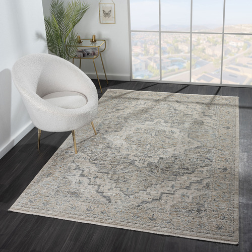 Taupe Fantine Power-Loomed Rug