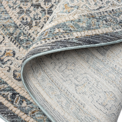 Charcoal Fantine Round Power-Loomed Rug