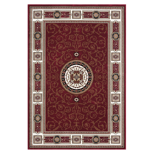 Red Ceres Power-Loomed Rug