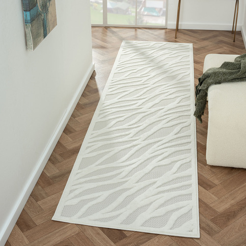 Ivory Charm Power-Loomed Runner