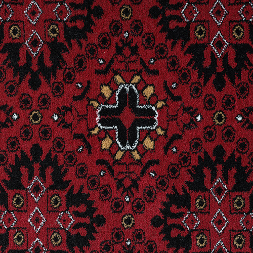 Red Solstone Power-Loomed Rug