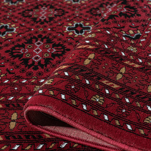 Red Solstone Power-Loomed Rug