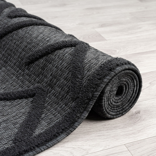 Charcoal Charm Power-Loomed Runner