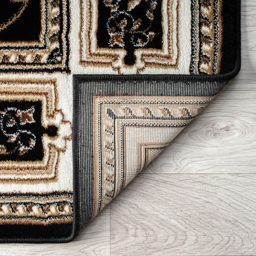 Black Ceres Power-Loomed Rug