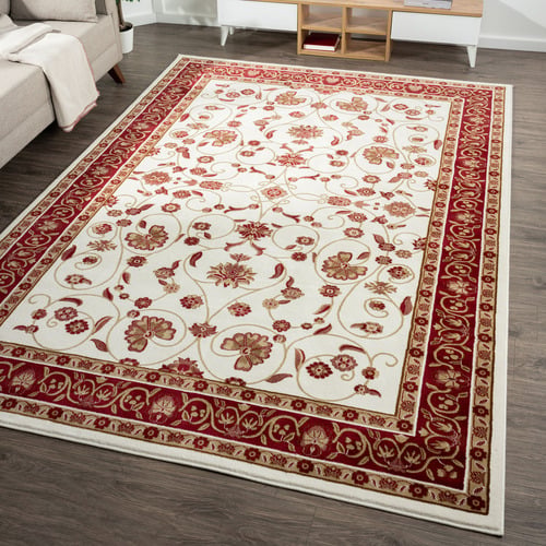 Cream Ceres Power-Loomed Rug