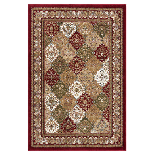 Red Solstone Traditional Rug