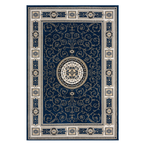 Navy Ceres Power-Loomed Rug