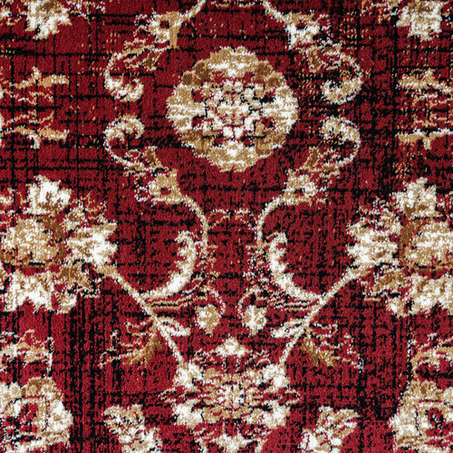 Red Solstone Power-Loomed Jute Runner