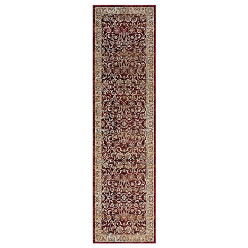 Red Solstone Power-Loomed Jute Runner