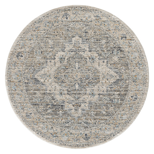 Taupe Fantine Round Rug
