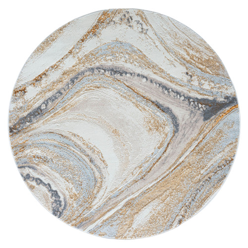 Sand Luna Round Rug