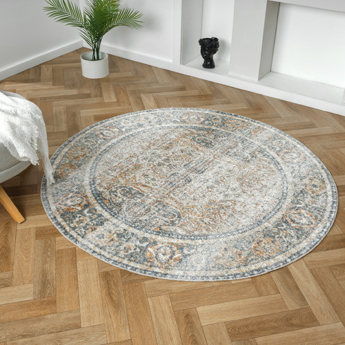 Lotus Rugs Orion Traditional Round Rug | Temple & Webster