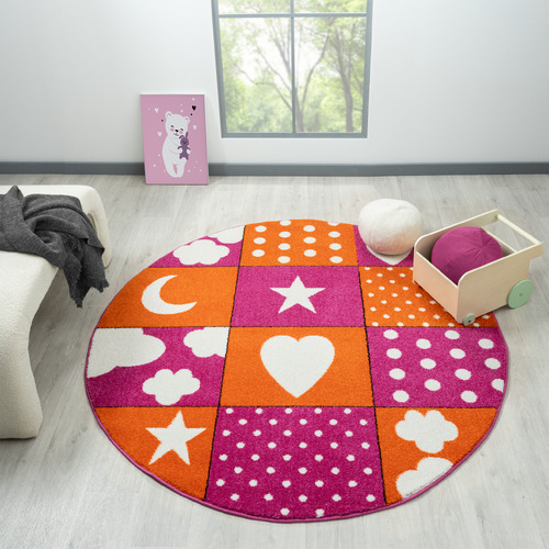 Juniper Power-Loomed Round Rug
