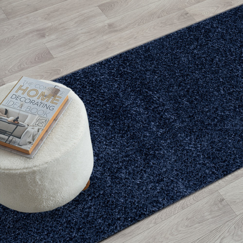 Navy Vivien Power-Loomed Runner