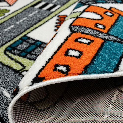 Noah Power-Loomed Round Rug