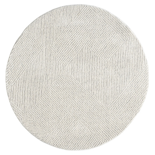 Delaware Geometric Round Rug