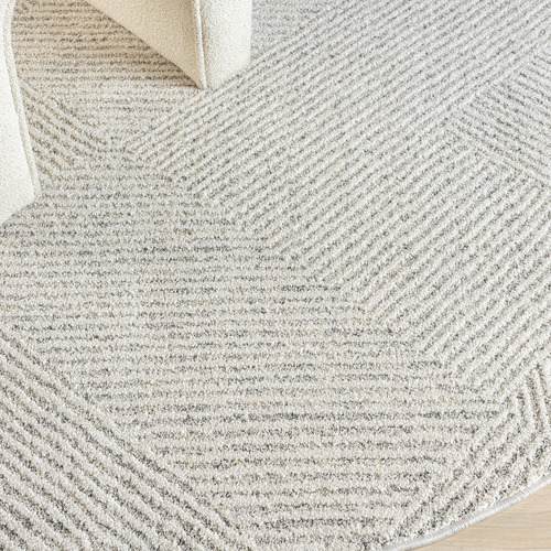 Delaware Geometric Round Rug