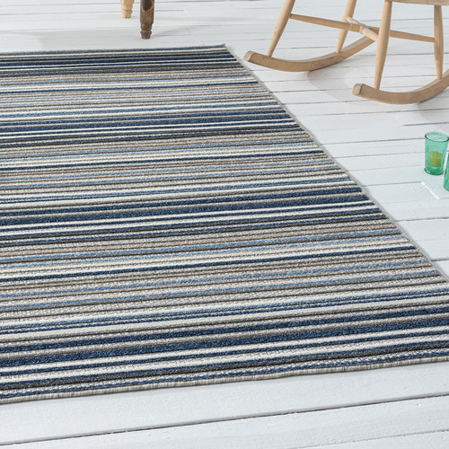 Cloud Parma Striped Indoor/Outdoor Rug