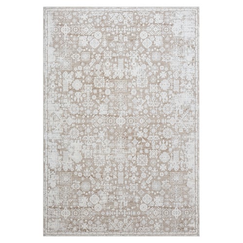 Halimah Geometric Viscose-Blend Rug