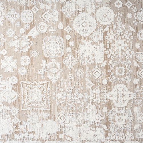 Halimah Geometric Viscose-Blend Rug