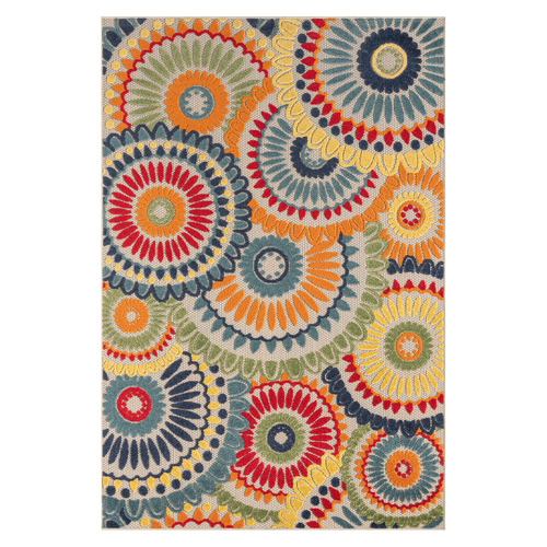 Roseburg Floral Indoor/Outdoor Rug