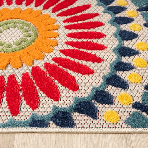 Roseburg Floral Indoor/Outdoor Rug