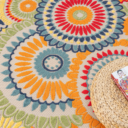 Roseburg Floral Indoor/Outdoor Rug