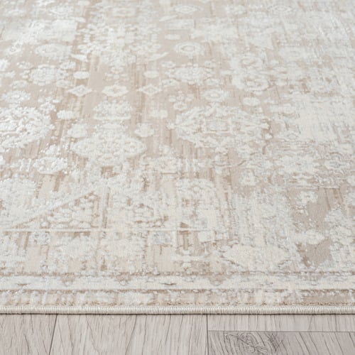 Halimah Geometric Viscose-Blend Rug