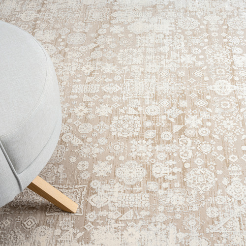 Halimah Geometric Viscose-Blend Rug