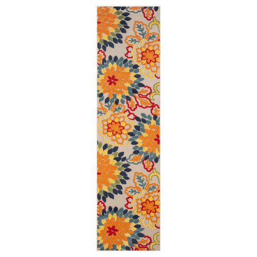 Lancaster Floral Indoor/Outdoor Runner