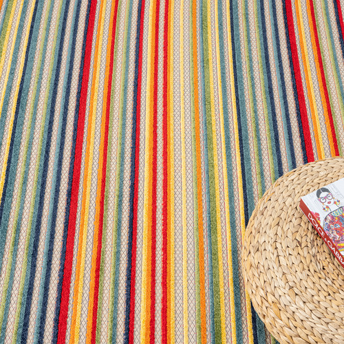 Multicolour Parma Striped Indoor/Outdoor Rug