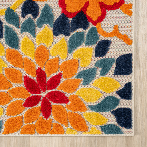 Lancaster Floral Indoor/Outdoor Runner