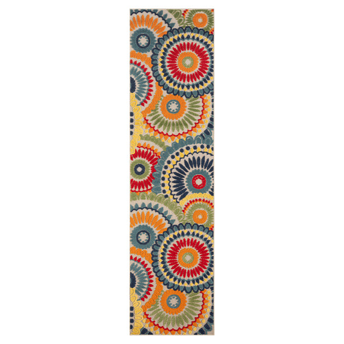 Roseburg Floral Indoor/Outdoor Runner