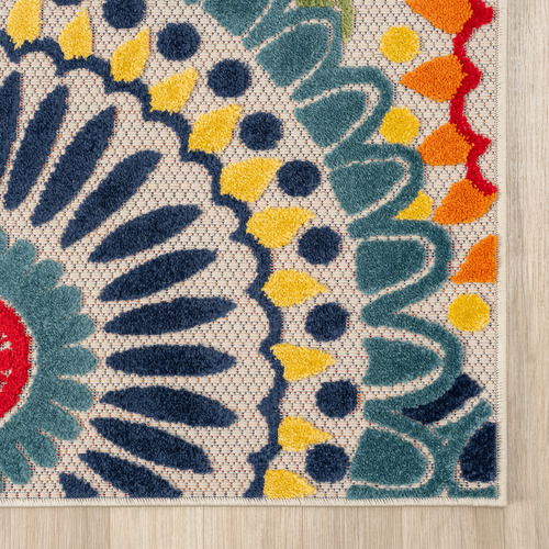 Roseburg Floral Indoor/Outdoor Runner