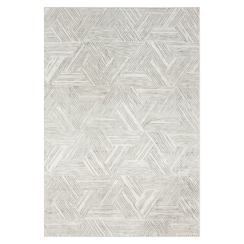 Portland Geometric Viscose-Blend Rug