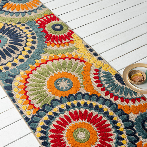 Roseburg Floral Indoor/Outdoor Runner