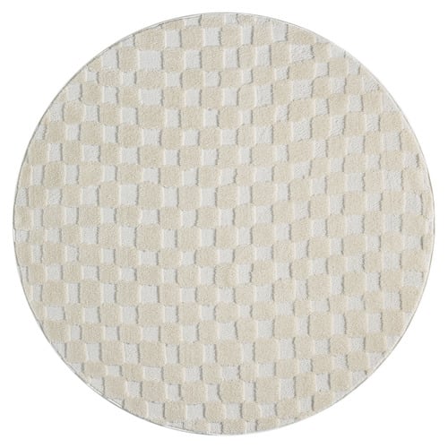 Cream Ecaterina Round Rug