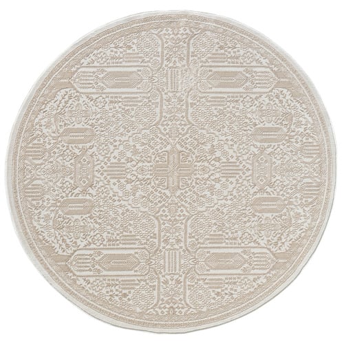 Sand Wayte Round Rug