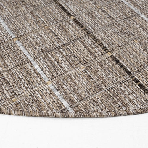 Natural Mercer Indoor/Outdoor Round Rug