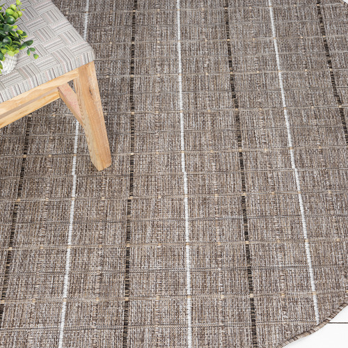 Natural Mercer Indoor/Outdoor Round Rug