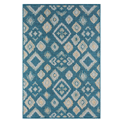 Turquoise Meridian Rug