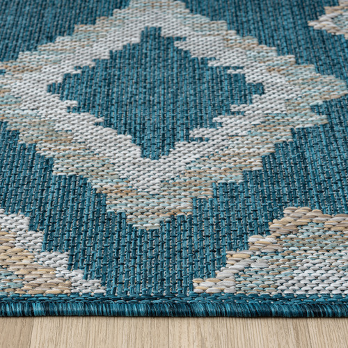 Turquoise Meridian Rug