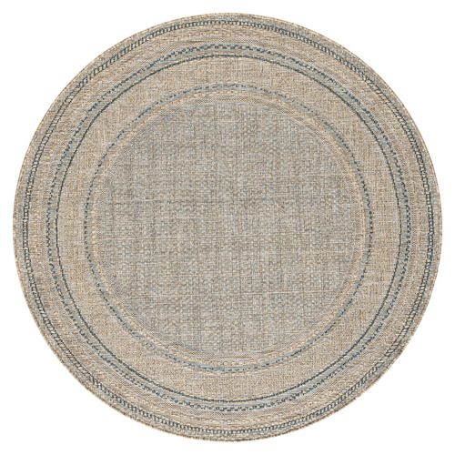 Olive Meridian Round Rug