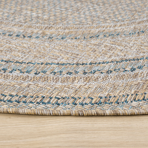 Olive Meridian Round Rug