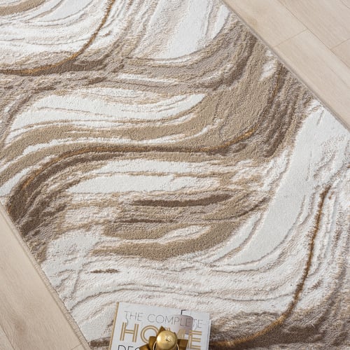 Beige Kindred Marble-Look Runner