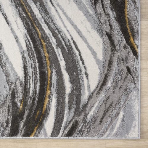 Grey Kindred Marble-Look Rug