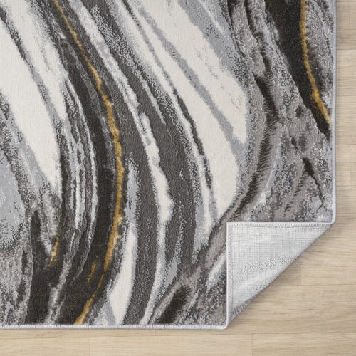 Grey Kindred Marble-Look Rug