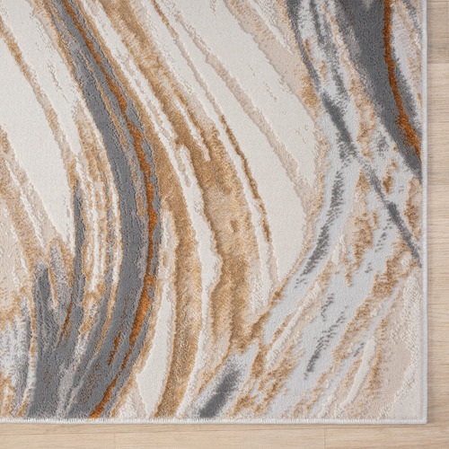 Cream Kindred Marble-Look Rug