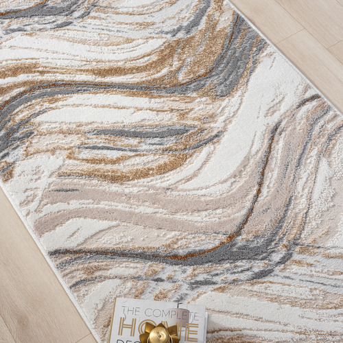 Cream Kindred Marble-Look Runner